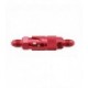 SGANCIO RAPIDO ACCOSSATO IN ALLUMINIO PER TUBO FRENO UNF 3/8'' - 24