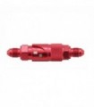 SGANCIO RAPIDO ACCOSSATO IN ALLUMINIO PER TUBO FRENO UNF 3/8'' - 24