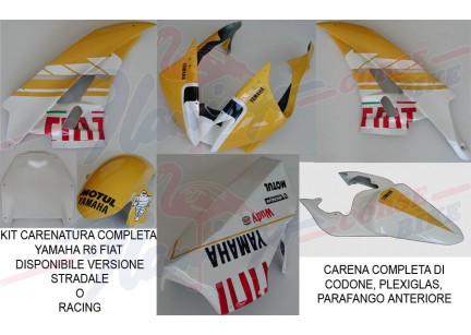 Kit Carenatura Racing Completa Fiat YAMAHA YZF R6 2008 - 2015 YZF R6 2006 - 2007