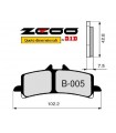 Pastiglie Freno ZCOO B005 EX - Pinze Brembo M4 M50 GP4 - 1 coppia per 1 disco freno