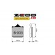 Pastiglie Freno ZCOO B003 EX-C  2 coppie per 1 disco freno