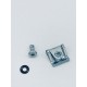 KIT SGANCI RAPIDI 6X11 MM CON PERNO A TESTA ESAGONALE E RICETTACOLO A CLIP