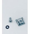 KIT SGANCI RAPIDI 6X11 MM CON PERNO A TESTA ESAGONALE E RICETTACOLO A CLIP