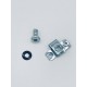 KIT SGANCI RAPIDI 6X11 MM CON PERNO A TESTA ESAGONALE E RICETTACOLO A RIVETTO