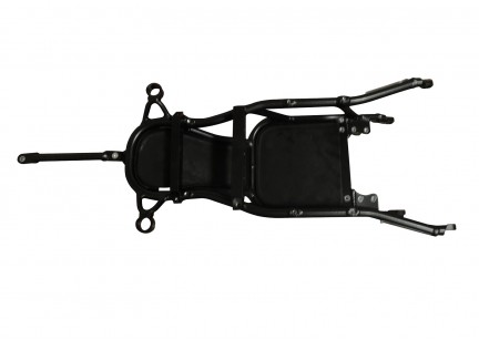 TELAIETTO POSTERIORE CON PIASTRA BATTERIA E PORTA BATTERIA IN CARBONIO MOTOHOLDERS YAMAHA R1  09-14 RACING