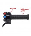 COMANDO GAS JETPRIME CON PULSANTIERA INTEGRATA PER APRILIA RSV4 / TUONO V4 2017 - 2020