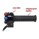 COMANDO GAS JETPRIME CON PULSANTIERA INTEGRATA PER APRILIA TUONO V4 2017 - 2020