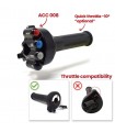 COMANDO GAS JETPRIME CON PULSANTIERA INTEGRATA PER BMW S 1000 RR 2015-2022