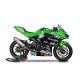 KIT SCARICO COMPLETO WSSP2022 SILENZIATORE FORCE SPARK KAWASAKI NINJA 400 2018-2023