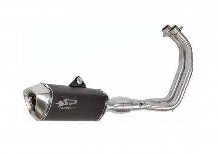 KIT SCARICO COMPLETO INOX AISI 304 CON SILENZIATORE FORCE SPARK YAMAHA MT-7 2014-2020