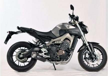 KIT SCARICO COMPLETO NERO CON SILENZIATORE GRID-O SPARK YAMAHA MT-9 2013-2020