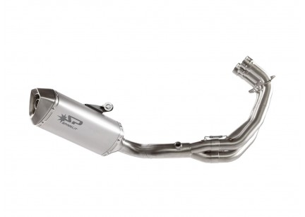 KIT SCARICO COMPLETO INOX AISI 304 CON SILENZIATORE GRID-O SPARK YAMAHA MT-9 2013-2020