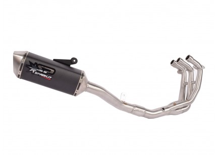 KIT SCARICO COMPLETO INOX AISI 304 CON SILENZIATORE FORCE SPARK YAMAHA MT-9 2013-2020