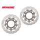 KIT DISCHI FRENO MARGHERITA BRAKING SK3 WAVE CON PASTIGLIE IN MESCOLA PER APRILIA RSV4 2009-2016