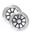 KIT DISCHI FRENO BRAKING STX CON PASTIGLIE IN MESCOLA APRILIA TUONO 1000 V4 APRC 2011-2013