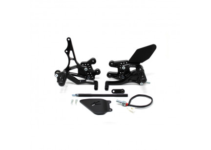 PEDANE ARRETRATE VALTERMOTO REGOLABILI TIPO 3.5 PER SUZUKI GSXR 1000 R 2009-2016