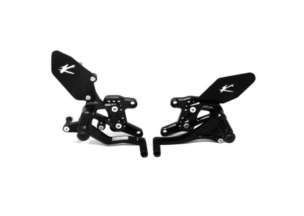 PEDANE ARRETRATE VALTERMOTO REGOLABILI TIPO 1.5 PER KTM SUPERDUKE 1290 2014-2018
