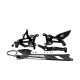 PEDANE ARRETRATE VALTERMOTO REGOLABILI TIPO 1.5 PER YAMAHA MT10 2016-2022