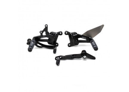 PEDANE ARRETRATE VALTERMOTO REGOLABILI TIPO 3.5 PER YAMAHA MT10 2016-2022